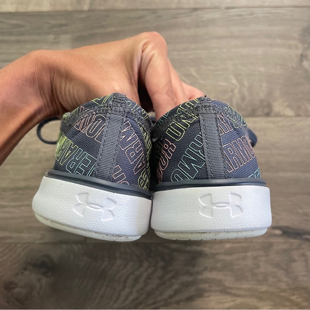 Under Armour Kickit2 Word Mark 4.5 Big Kids Sneakers - Picture 7 of 9